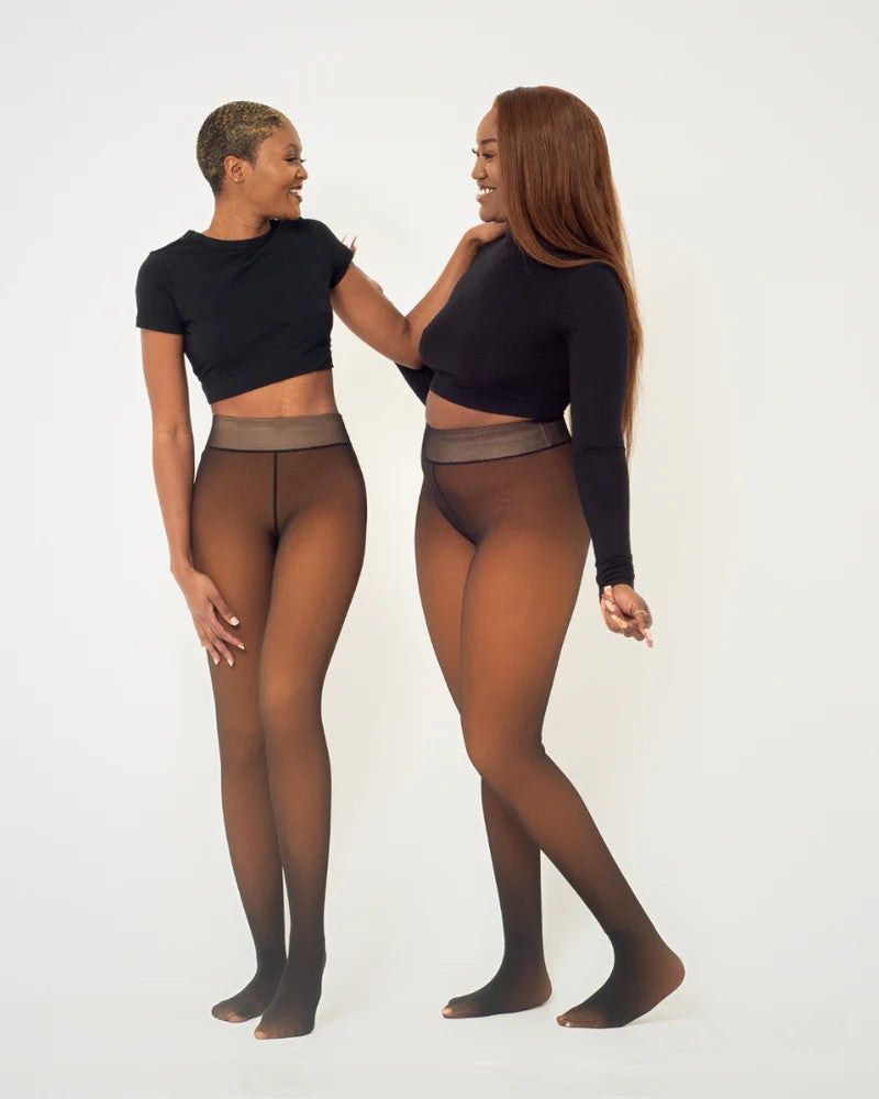 Chic Fleece-Lined Tights