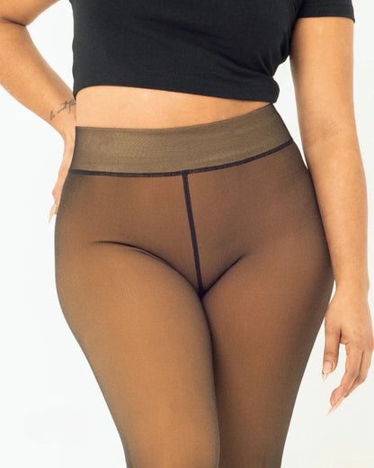 Chic Fleece-Lined Tights