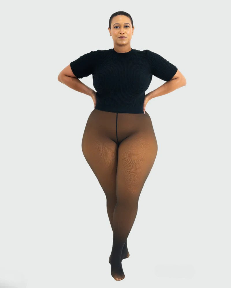 Chic Fleece-Lined Tights