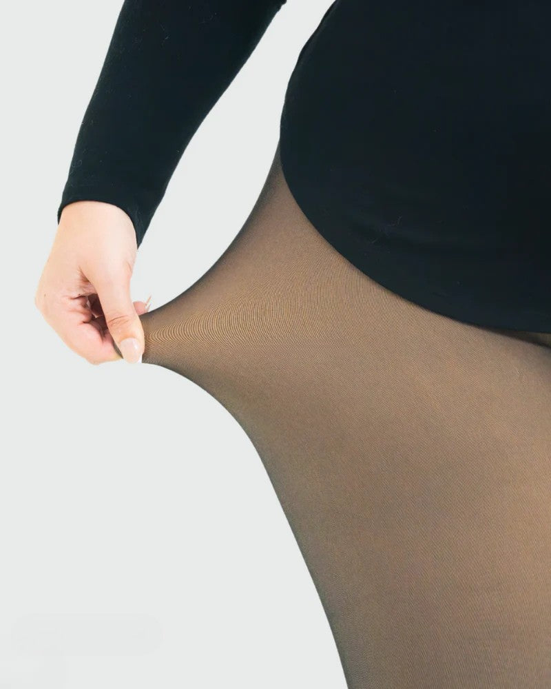 Chic Fleece-Lined Tights